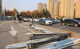 拆！咸陽集中整治世紀(jì)大道施工圍擋→